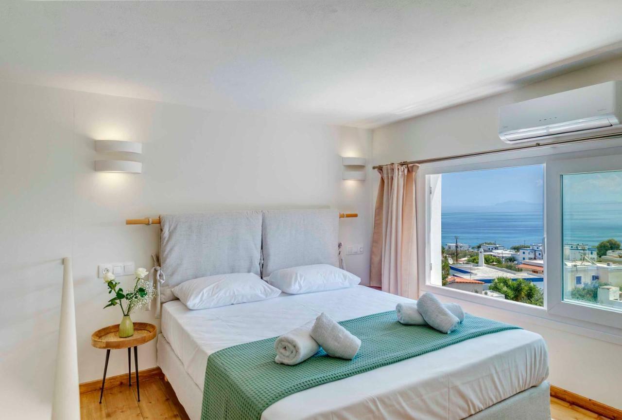 Villa Alba In Syros With Private Jacuzzi Azolimnos Exterior foto