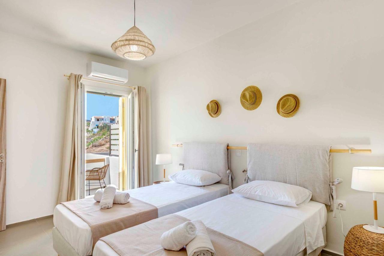 Villa Alba In Syros With Private Jacuzzi Azolimnos Exterior foto